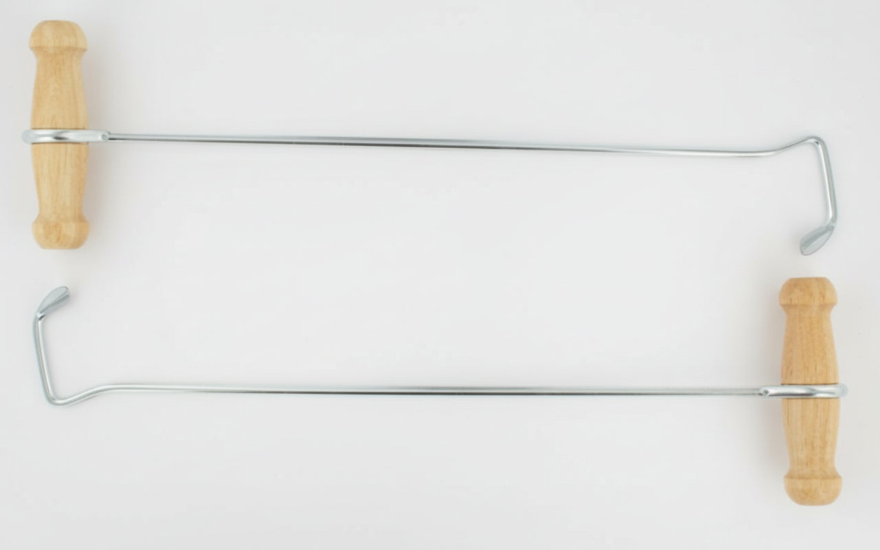 M&F Western® Wood & Chrome Boot Hooks