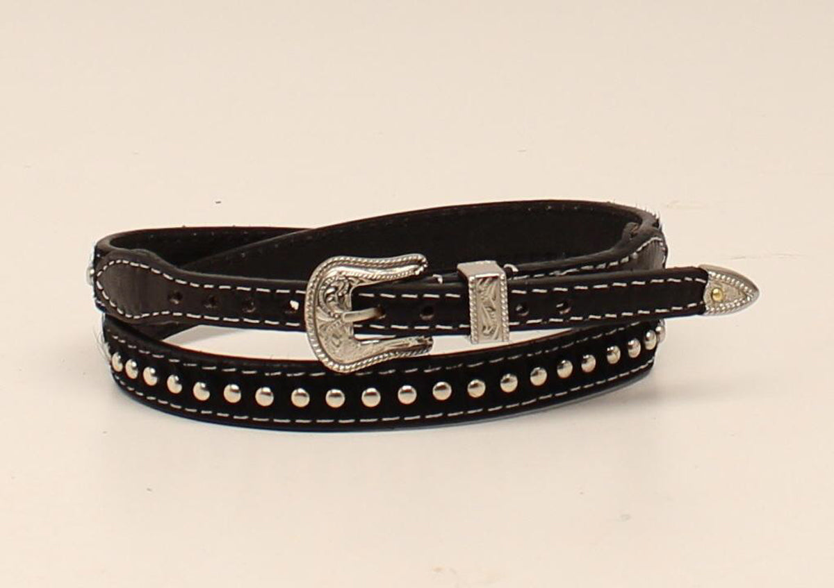 Double S® Genuine Leather Calf Hair Hatband
