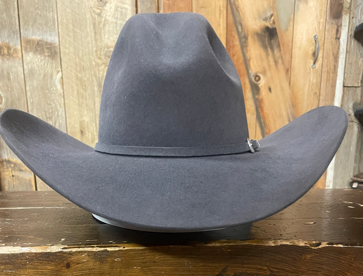 Serratelli® 6X Gus Felt Cowboy Hat - Black / Granite / Silver Belly
