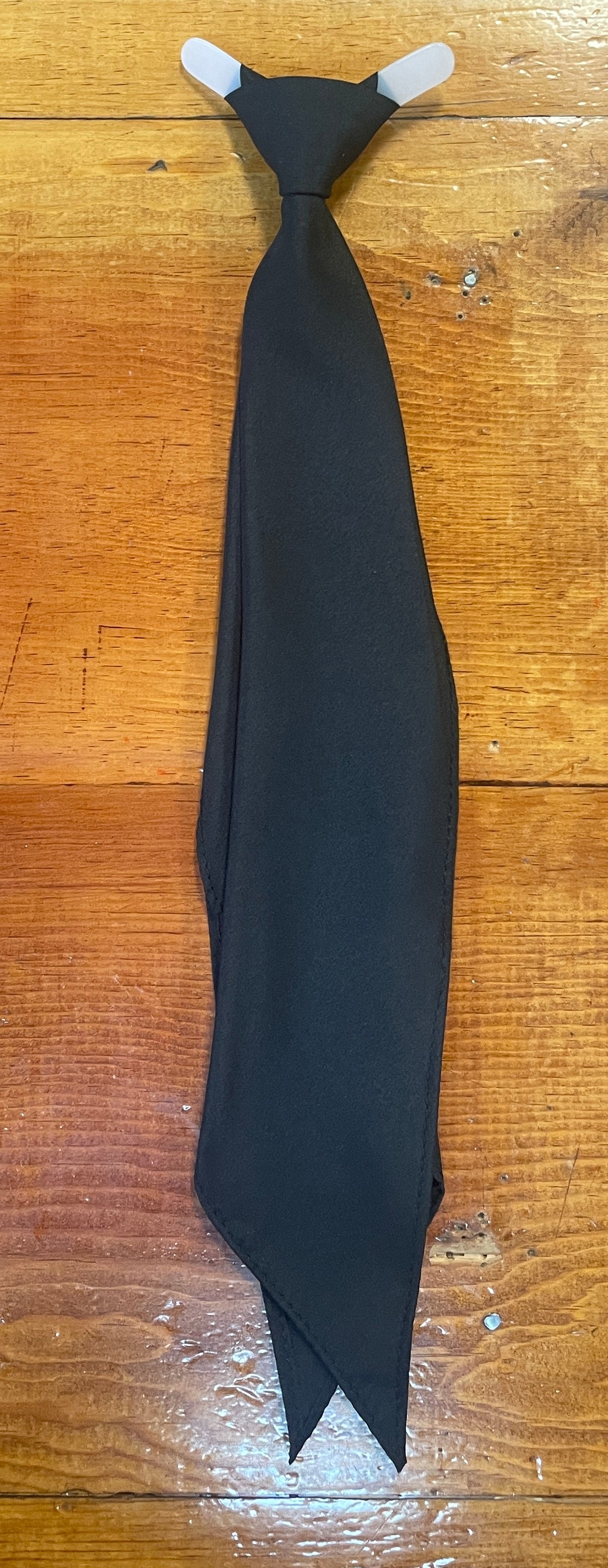 Mens Clip on Ties Solid Uniform Clip-on Neck Ties France Mens Clip on Ties Solid Uniform Clip-on Neck Ties France