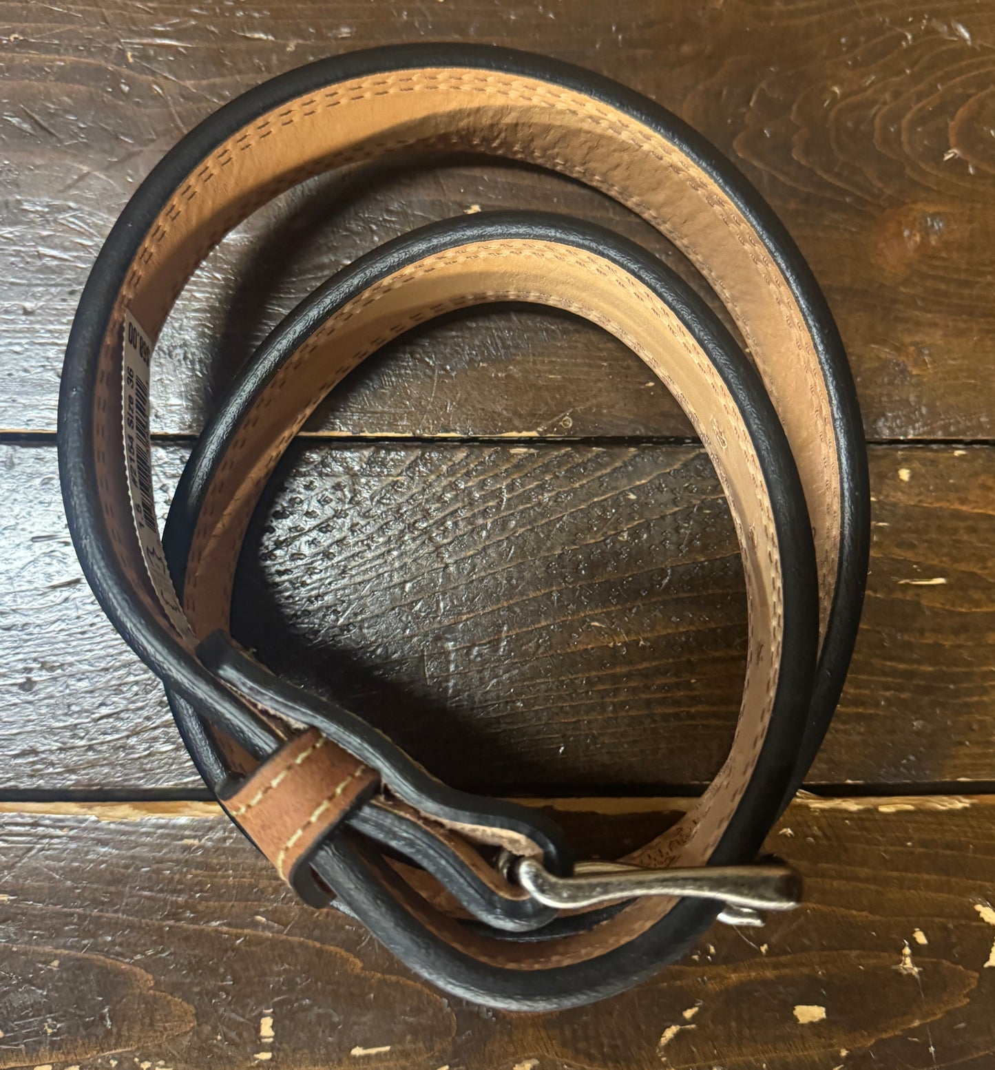 Heritage Leathers® The Texan Crazy Horse Double Stitched Work / Gun Belt