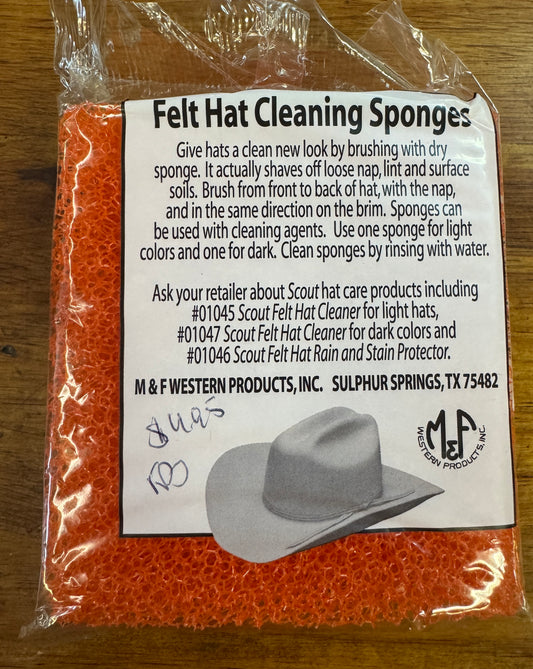M&F Western® Felt Hat Cleaning Sponges - Set of 2