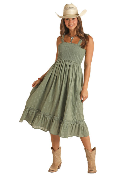 Rock Roll Cowgirl Aztec Eyelet Maxi Dress Rock Roll Cowgirl Aztec Eyelet Maxi Dress