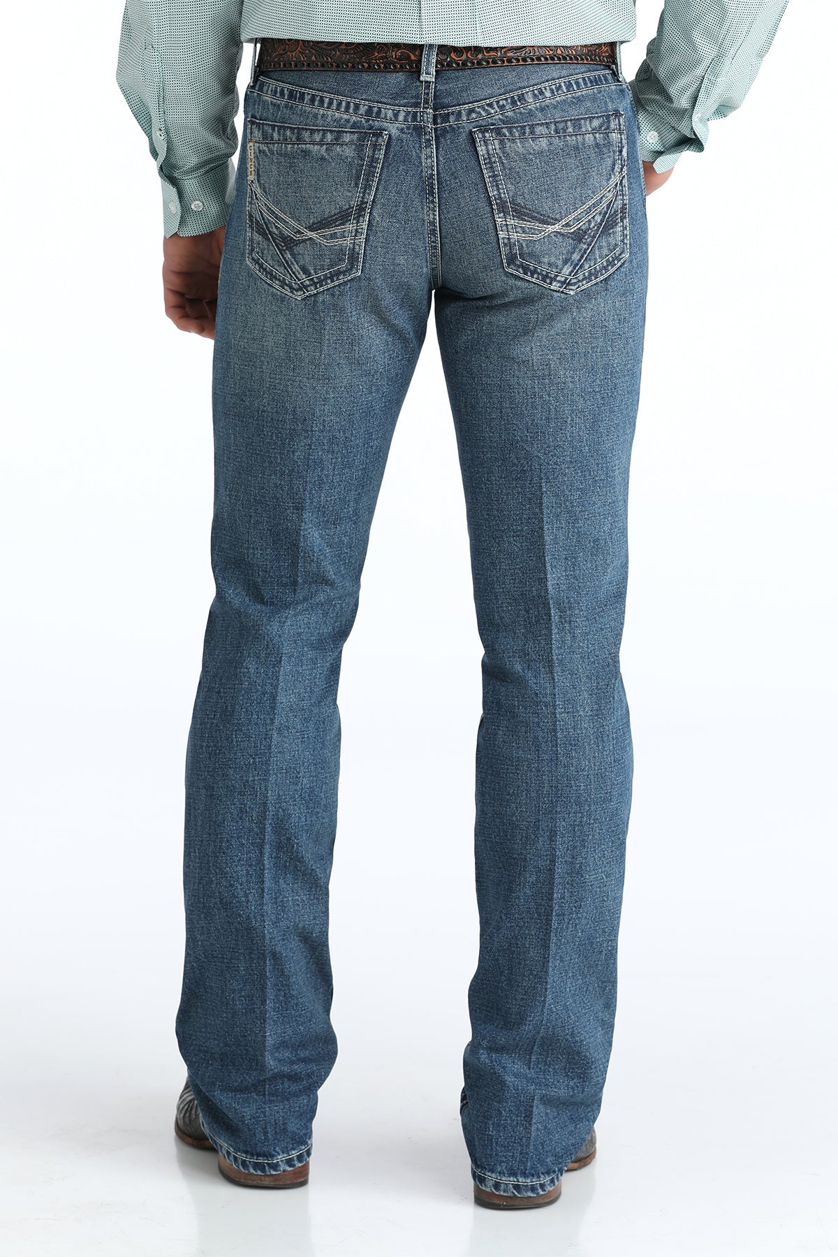 Cinch® Men's Ian Mid Rise Slim Boot Cut Denim Jeans