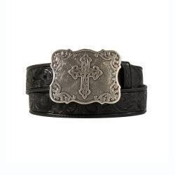 Nocona® Women's Embossed Cross Leather Western Belt