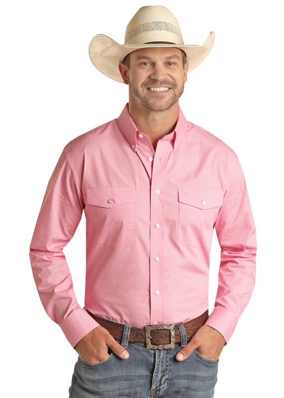 Pink cowboy shirt outlet
