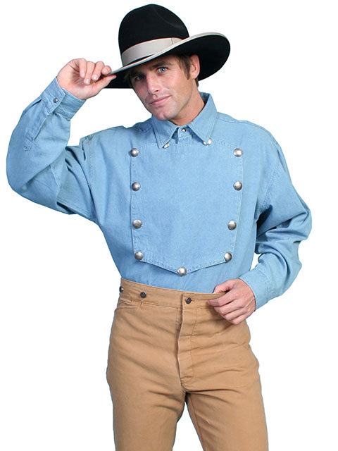 Scully® Men's Rangewear Cavalry Bib Old West Shirt