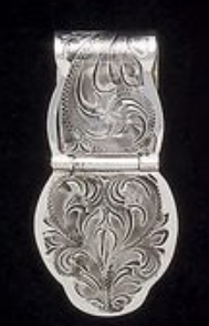 Austin Accents® Clip Over Plain Tooled Sliver Money Clip