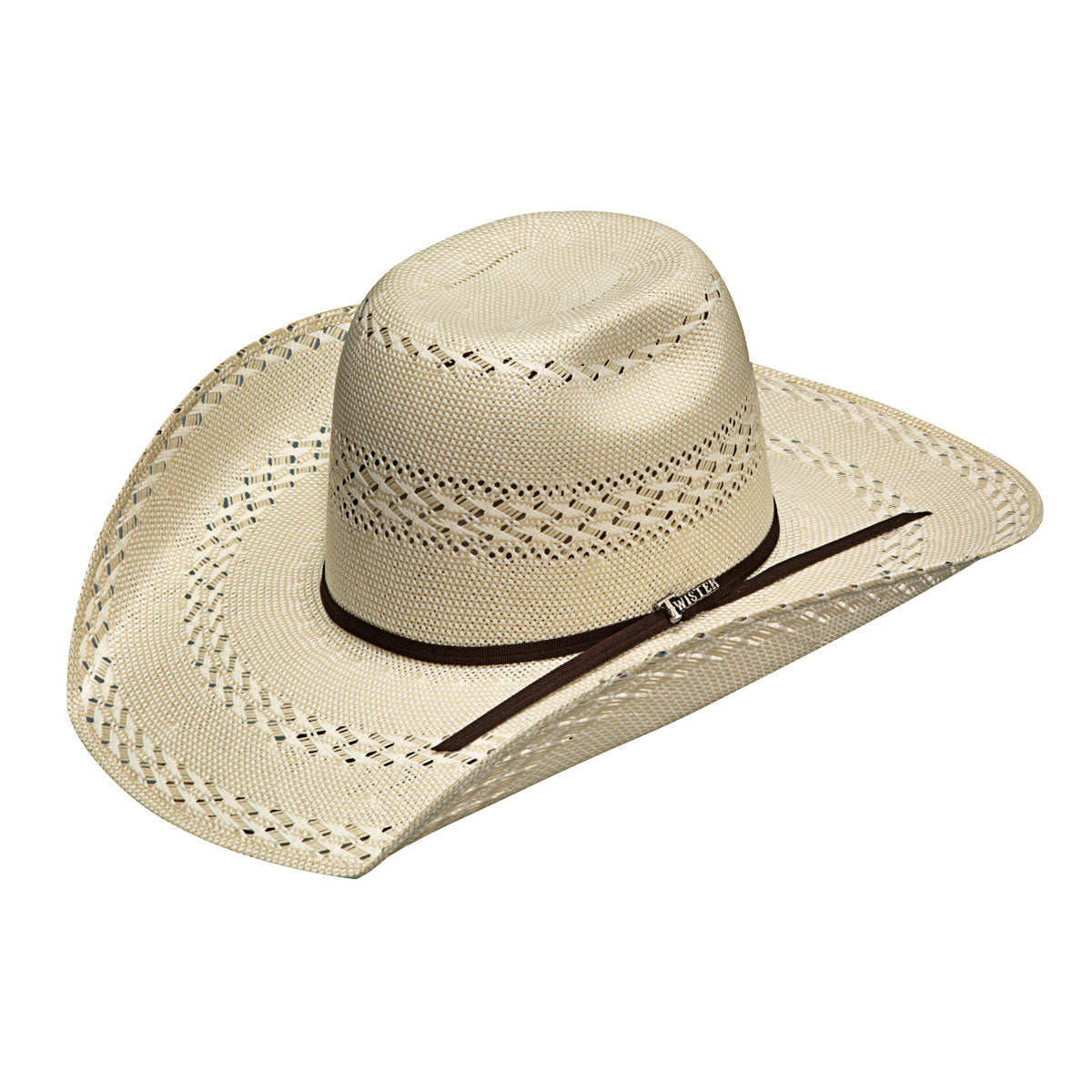M&F® 30X Twister 4 1/2" Brim Shantung Straw Cowboy Hat