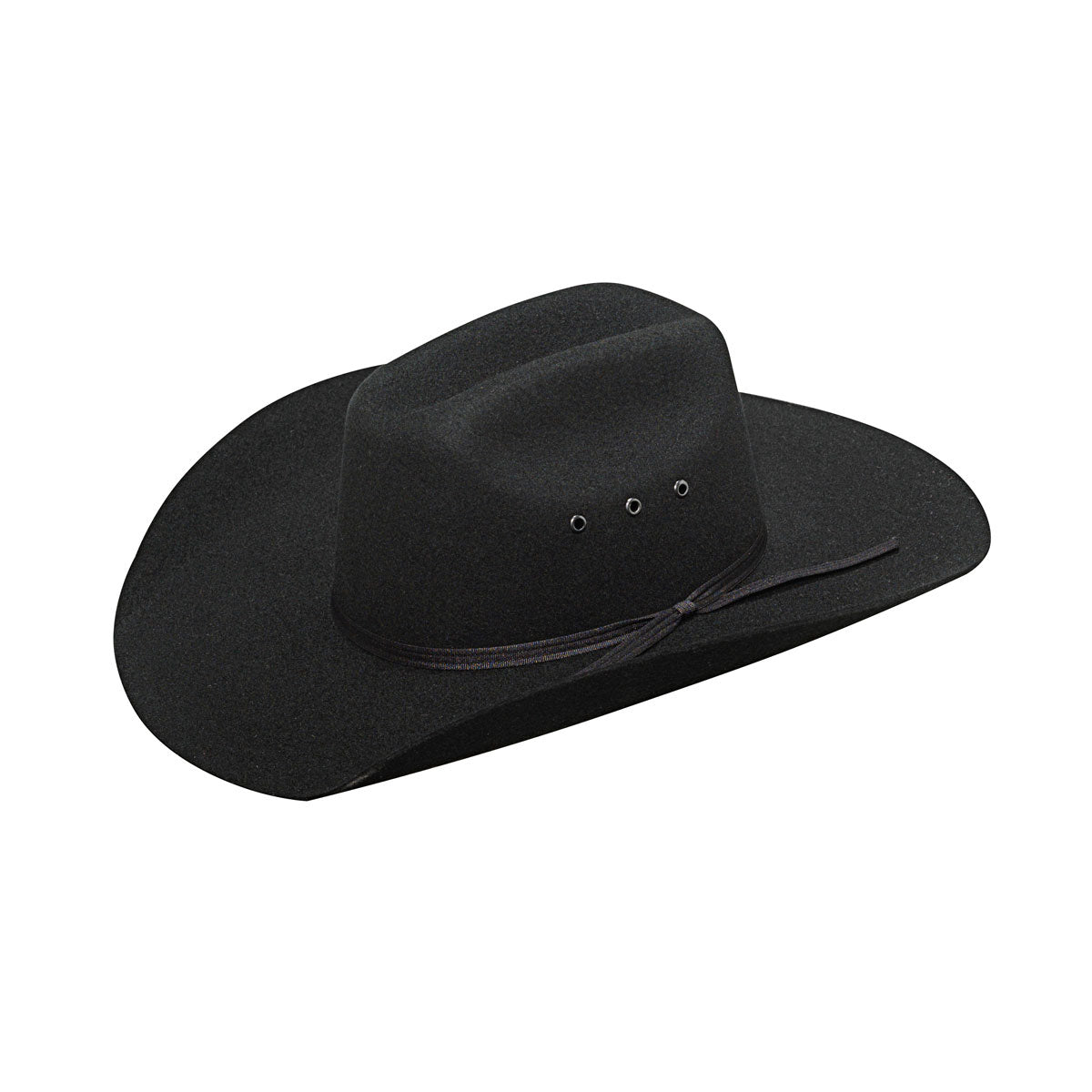 M&F® Kids Twister Black Wool Cowboy Hat