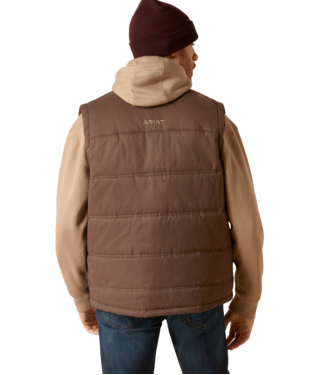 Ariat® Men's Grizzly Insulated Canvas Zip Front Western Vest