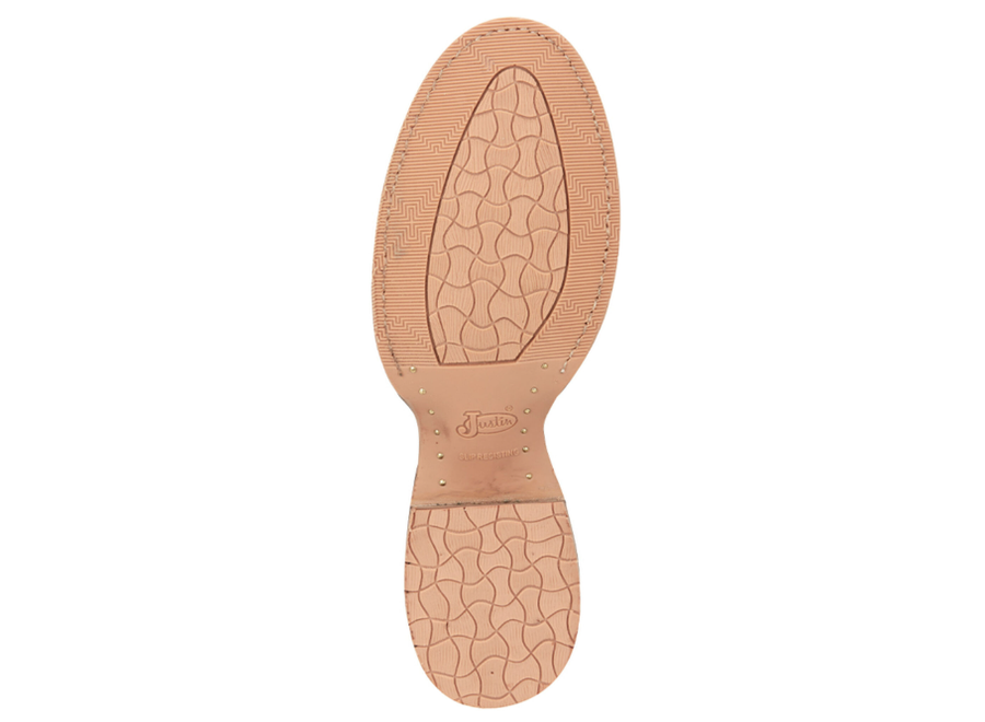 Justin® Men's Clanton Wide Round Toe Cowboy Boots