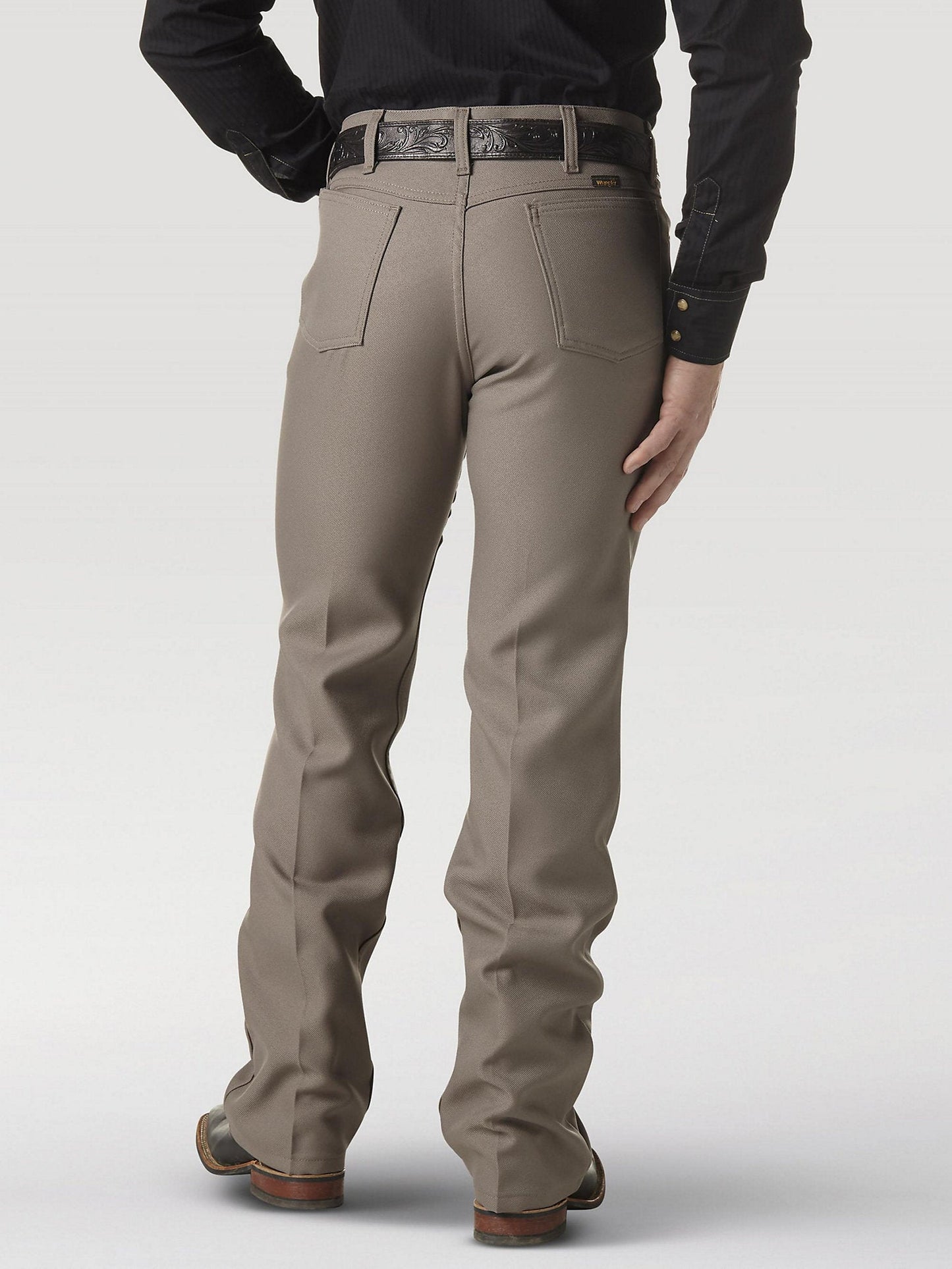 Wrangler® Men's Wrancher® Western Dress Pants - Black / Brown / Birch
