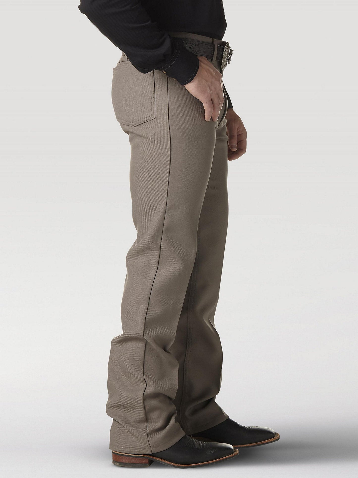 Wrangler® Men's Wrancher® Western Dress Pants - Black / Brown / Birch
