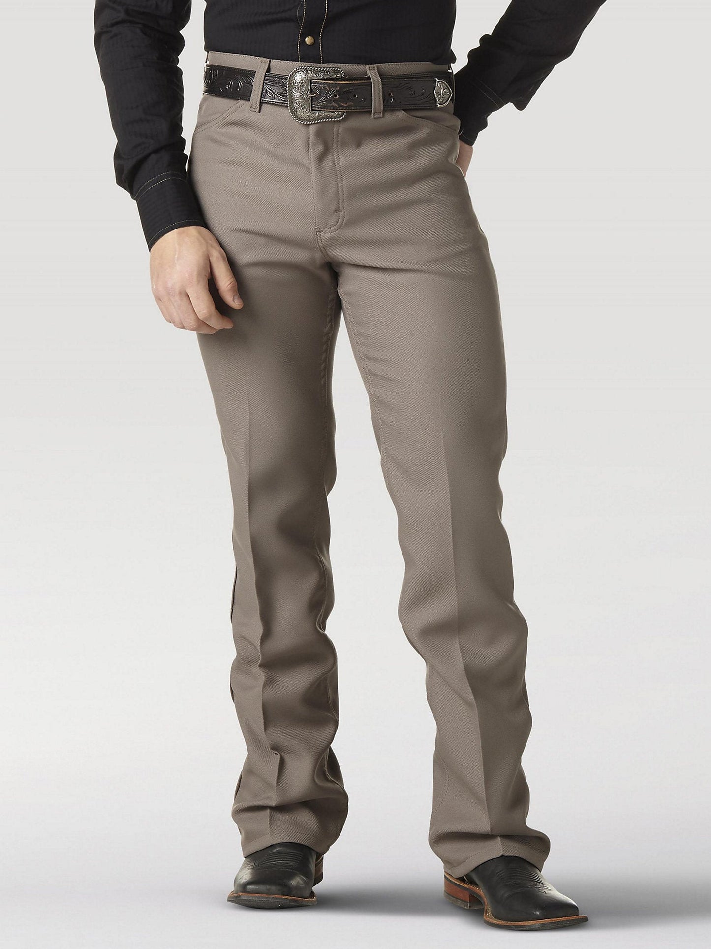 Wrangler® Men's Wrancher® Western Dress Pants - Black / Brown / Birch