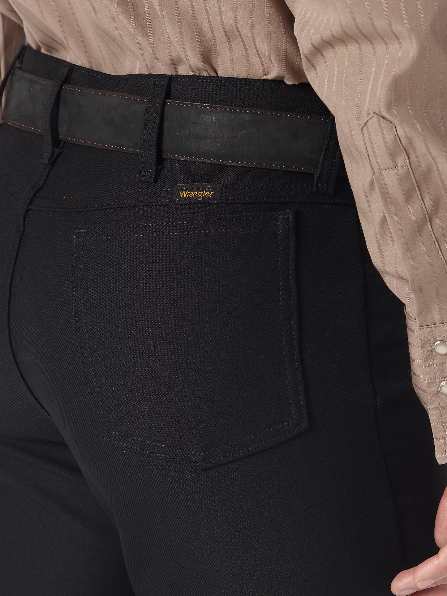 Wrangler® Men's Wrancher® Western Dress Pants - Black / Brown / Birch