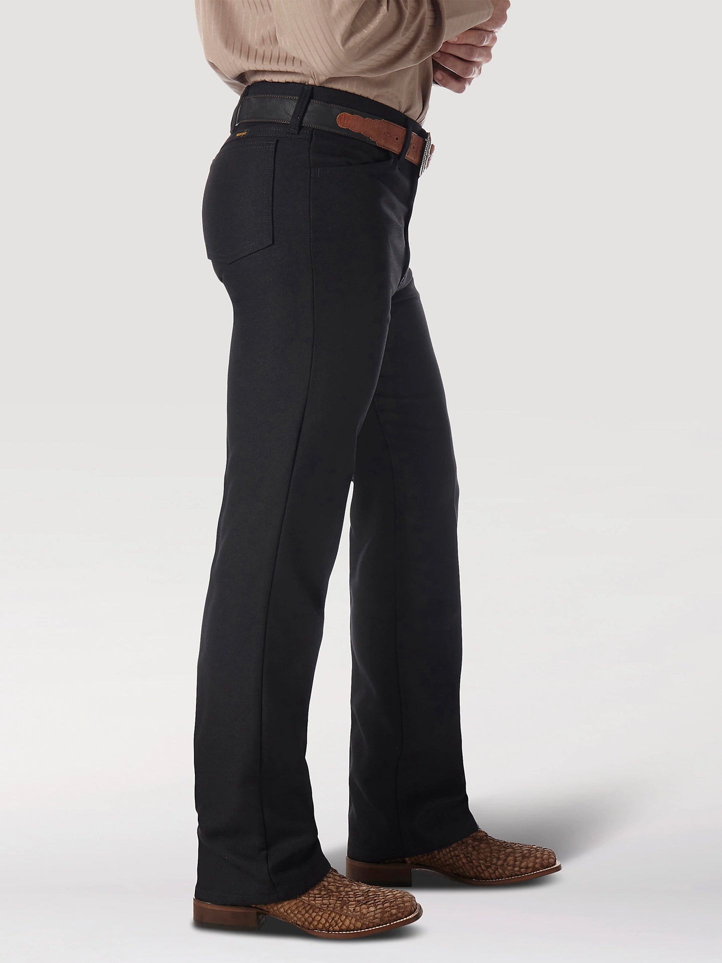 Wrangler® Men's Wrancher® Western Dress Pants - Black / Brown / Birch