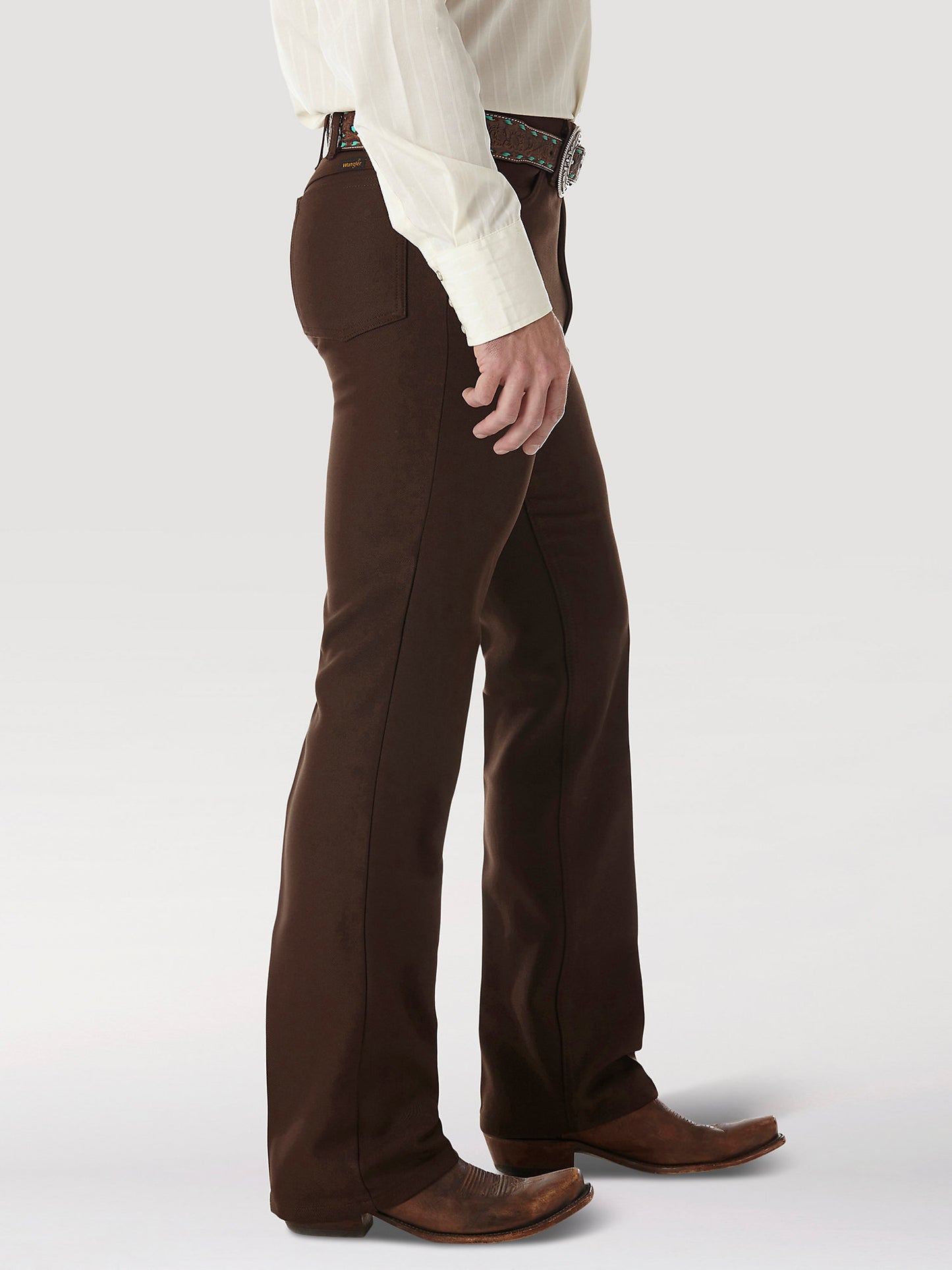 Wrangler® Men's Wrancher® Western Dress Pants - Black / Brown / Birch