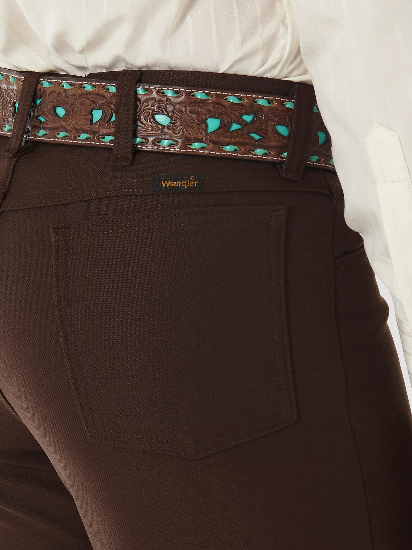 Wrangler® Men's Wrancher® Western Dress Pants - Black / Brown / Birch