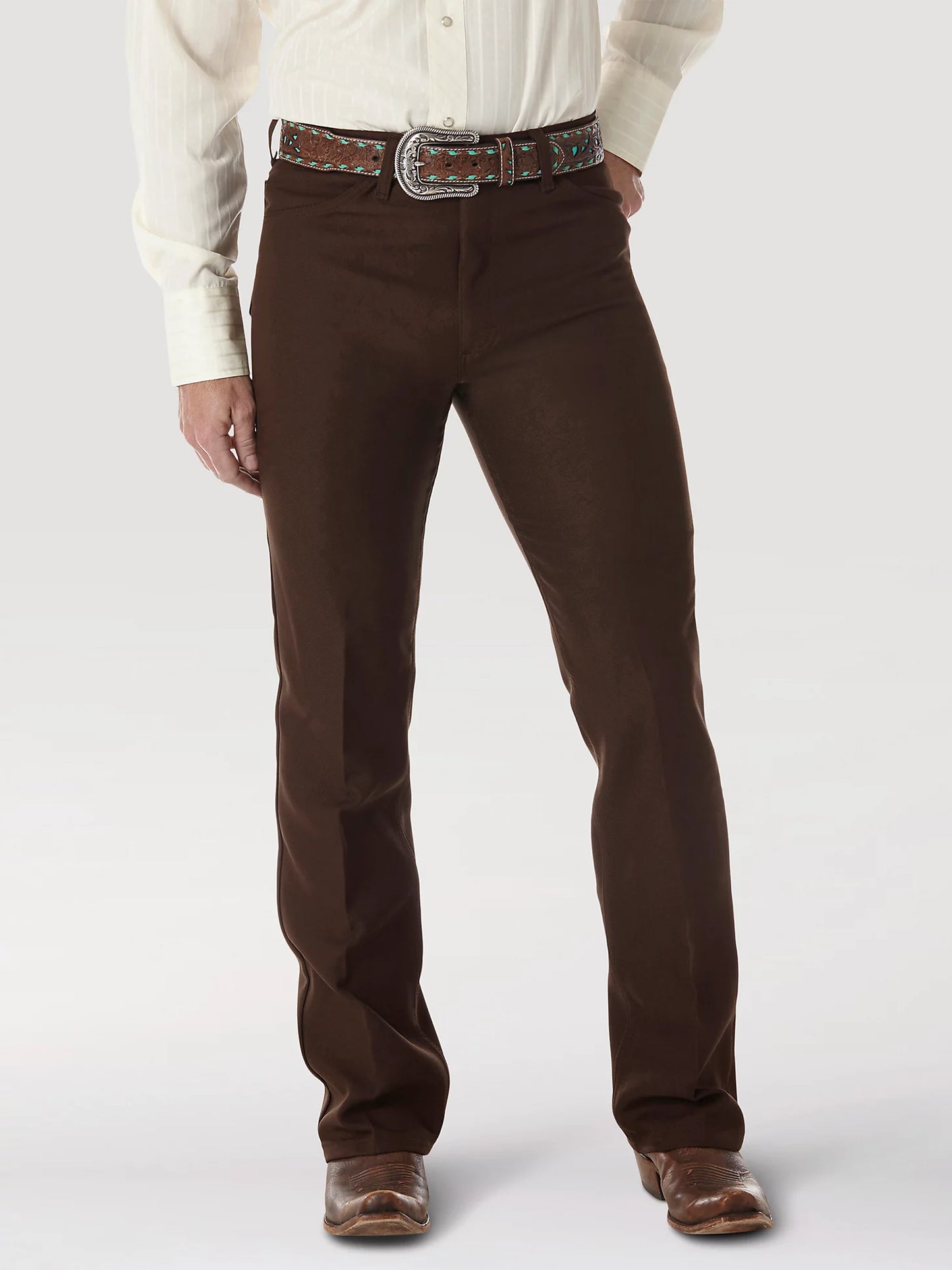 Wrangler® Men's Wrancher® Western Dress Pants - Black / Brown / Birch