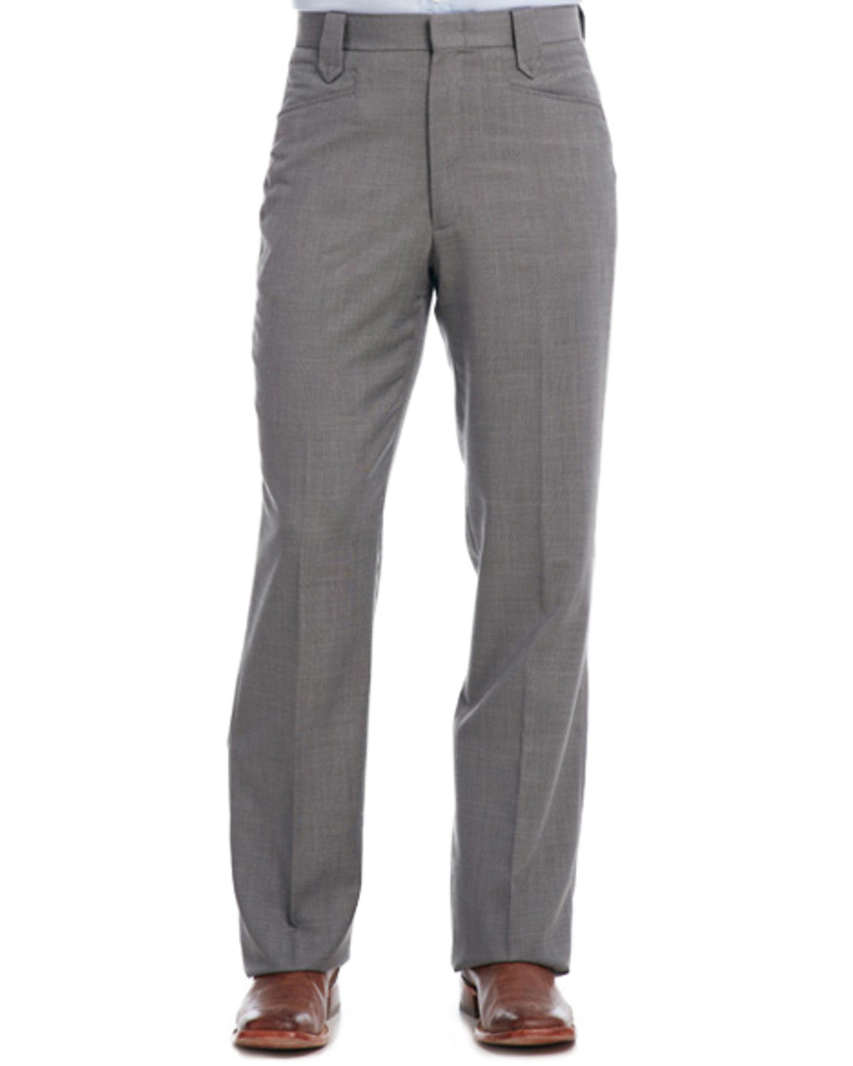 Circle S Men's Steel Grey Western Ranch Dress Pants Solano's Boot & Western Wear Circle S Men's Steel Grey Western Ranch Dress Pants Solano's Boot & Western Wear