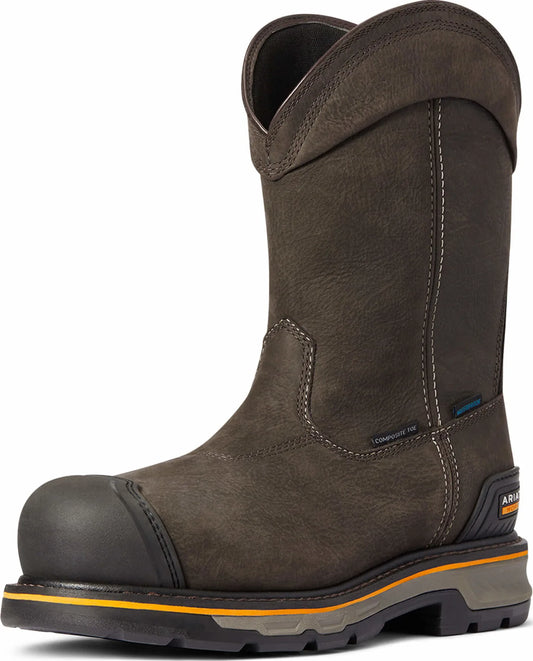 Ariat® Men's Stump Jumper Pull-On Waterproof Composite Toe Western Work Boots
