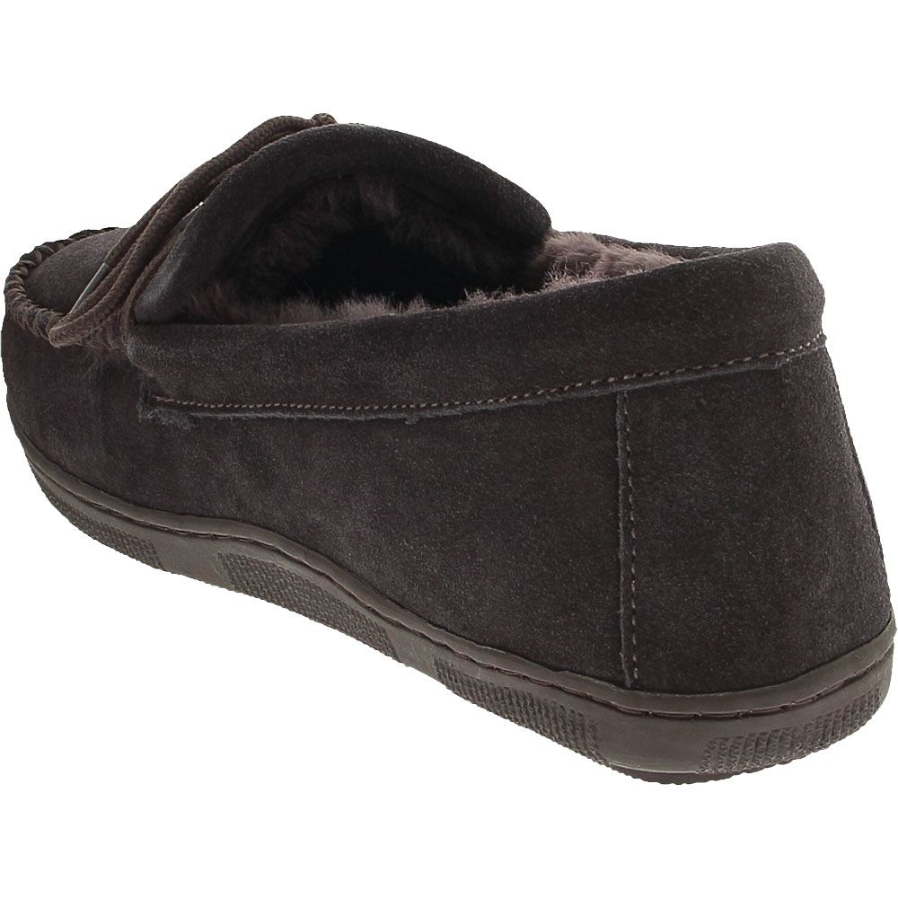 Ruby Leather® Men's Ciabatta Sheepskin Leather Slipper Moc