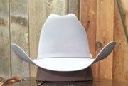 Serratelli® 100X Entre III Felt Cowboy Hat - Black / White / Mist Grey