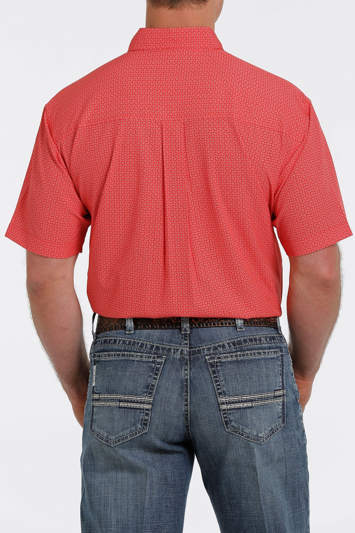 Cinch® Men's ARENAFLEX Short Sleeve Button Front Western Shirt