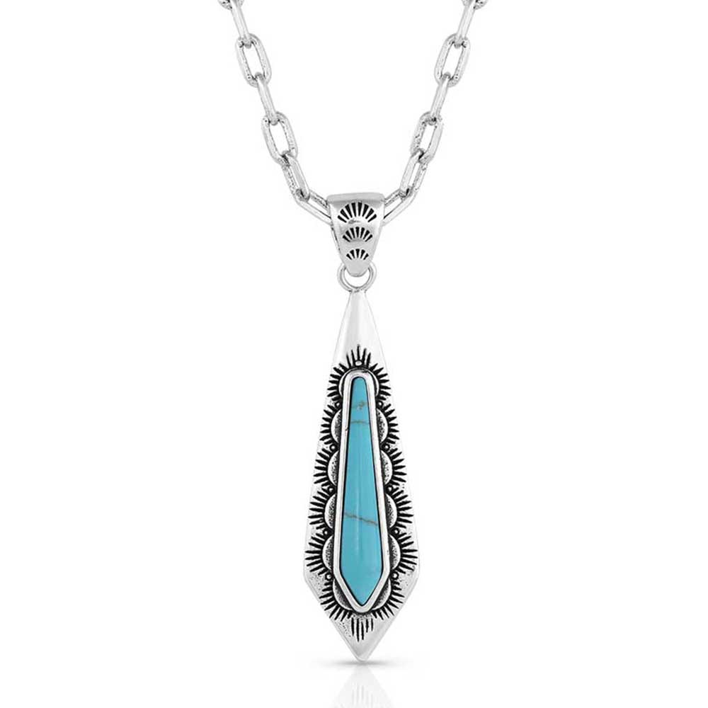 Montana Silversmiths® Southwest Turquoise Stream Necklace