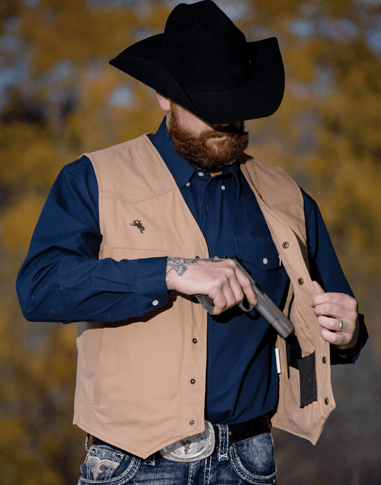 Wyoming Traders® Men's Texas Concealed Carry Canvas Vest