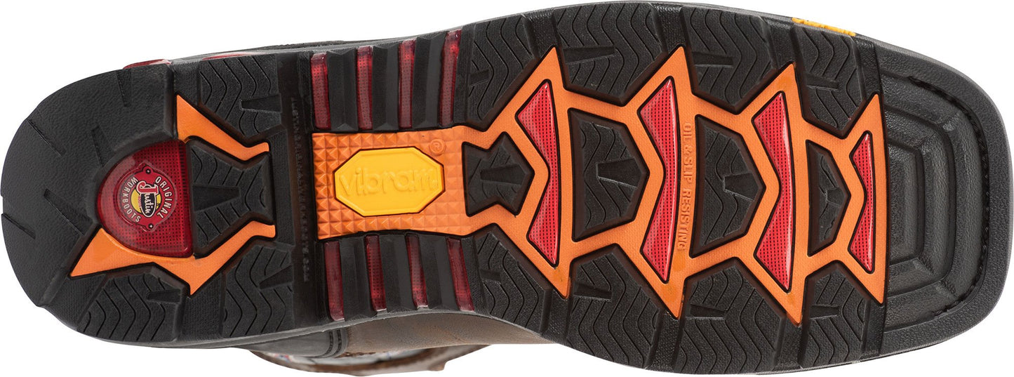 Justin® Men's Tanker Steel Square Toe Pull-On Work Boots