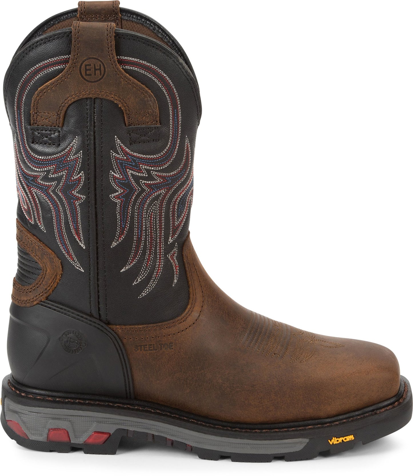Justin® Men's Tanker Steel Square Toe Pull-On Work Boots