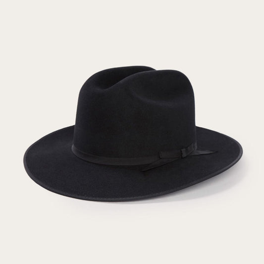 Stetson® 6X Open Road Specialty Felt Cowboy Hat - Black / Silver Belly