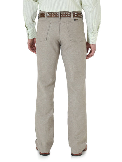 Wrangler® Men's Wrancher® Western Dress Pants - Heather Tan / Black
