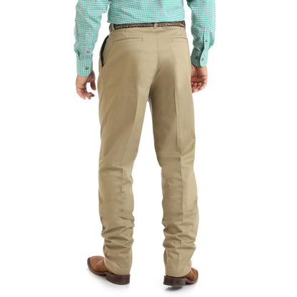 Wrangler Men's Riata Casuals Pleated Front Khaki Pants