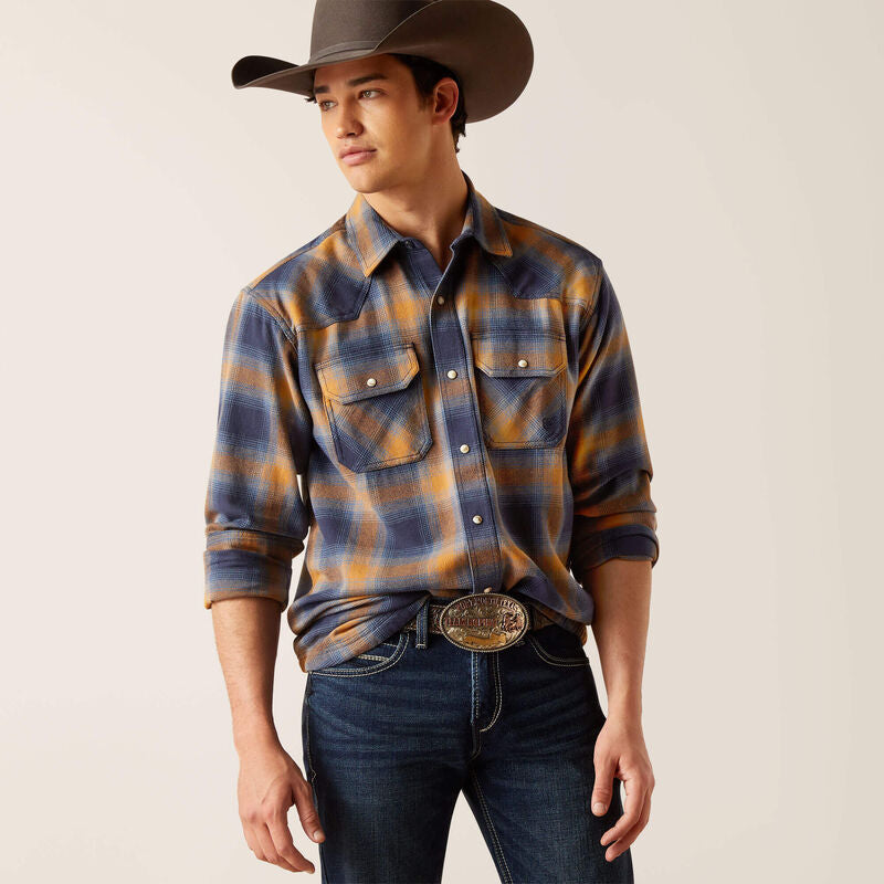 Ariat® Men's Hershel Retro Fit Long Sleeve Snap Front Western Shirt
