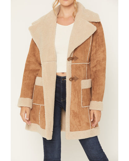 Panhandle Slim® Women's Camel Microsuede & Berber Lined Coat