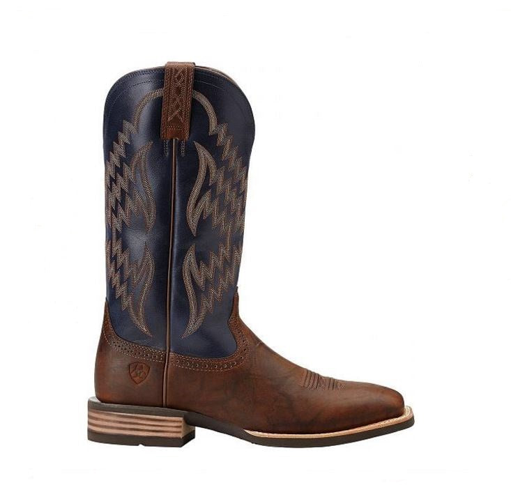 Ariat® Men's Brown Square Toe Tycoon Bar Top Arizona Sky Cowboy Boots