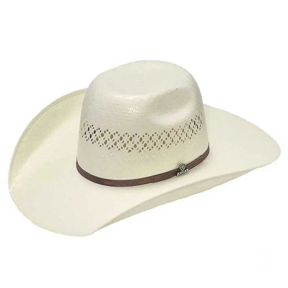 Ariat® 10X 4 1/4" Brim Natural Shantung Straw Hat