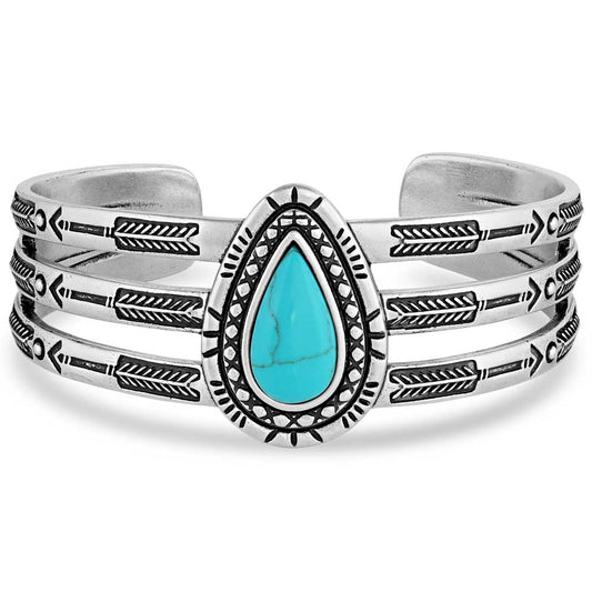 Montana Silversmiths® Ways of the West Turquoise Cuff Bracelet