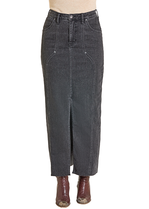 Panhandle Slim® Women's Black Denim Maxi Skirt