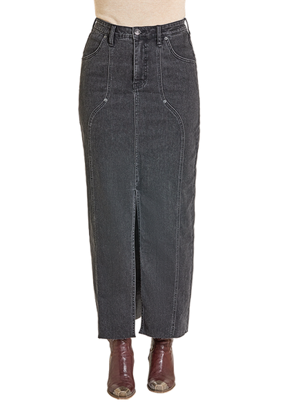 Panhandle Slim® Women's Black Denim Maxi Skirt