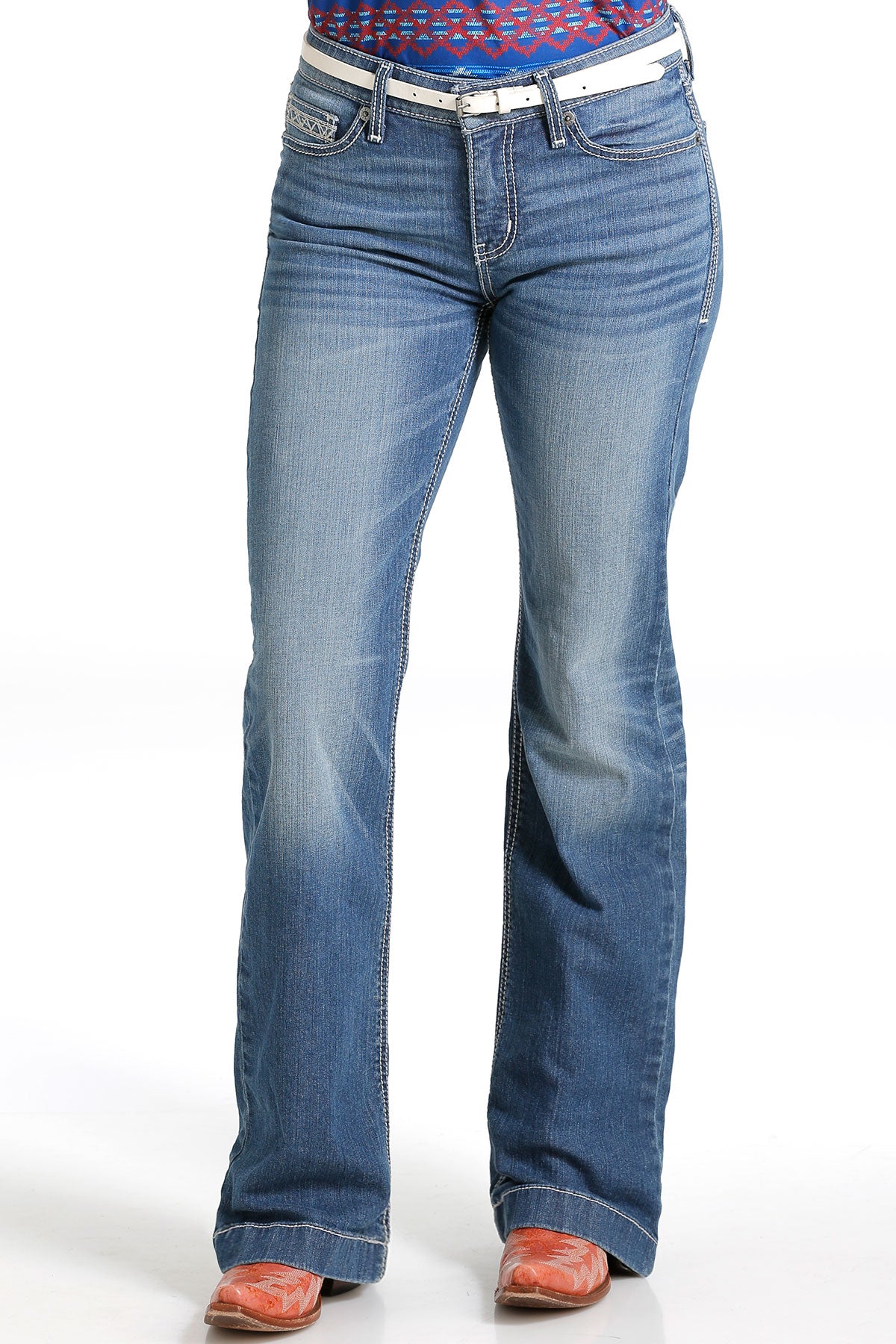 Cruel Girl® Women's Hayley Medium Stonewash Denim Jeans