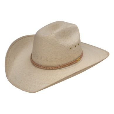 Resistol® George Strait Cattleman Natural Palm Leaf Straw Cowboy Hat