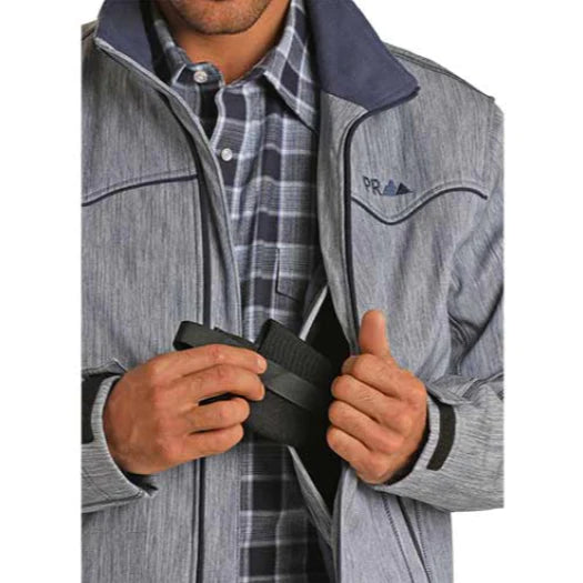 Powder River® Men's Powder Blue Concealed Carry Zip Front Jacket