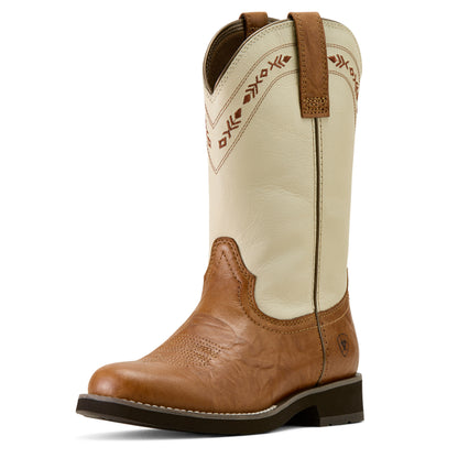 Ariat® Women's Kearney Distressed Brown Round Toe Cowboy Boots