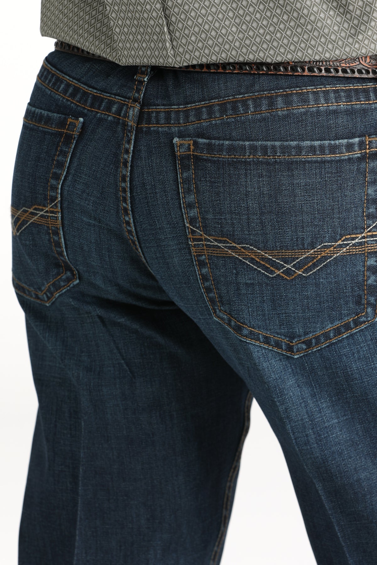 Cinch® Men's Grant Dark Stone Wash Relaxed Fit Denim Jeans