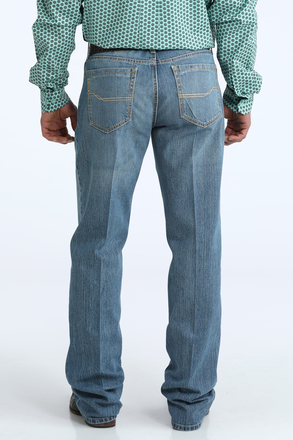 Cinch® Men's Grant Medium Stonewash 5 Pocket Denim Jeans