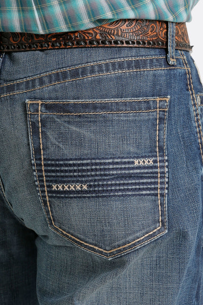 Cinch® Men's Grant Dark Stonewash Performance Stretch Denim Jeans
